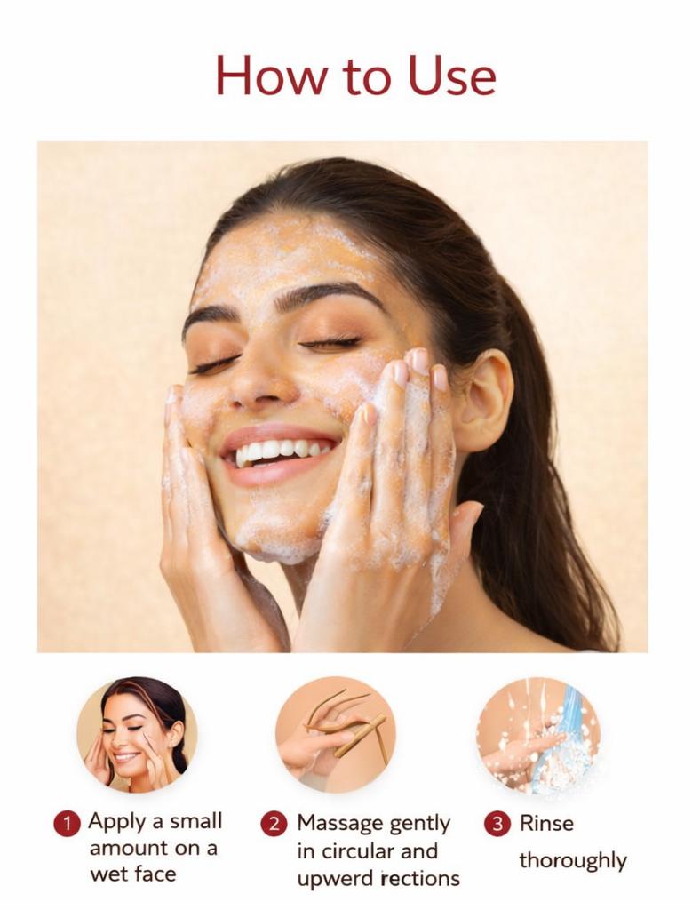 Saffron Facewash