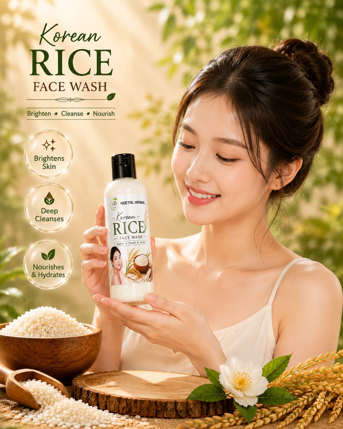 Korean Rice Face Wash