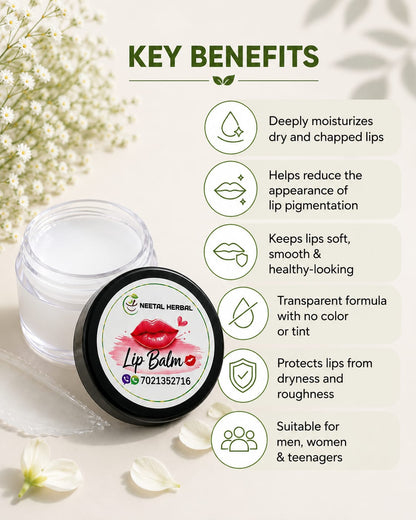Transparent Natural Lip Balm