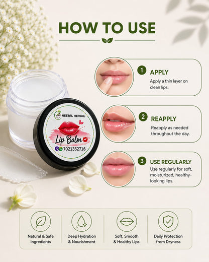 Transparent Natural Lip Balm